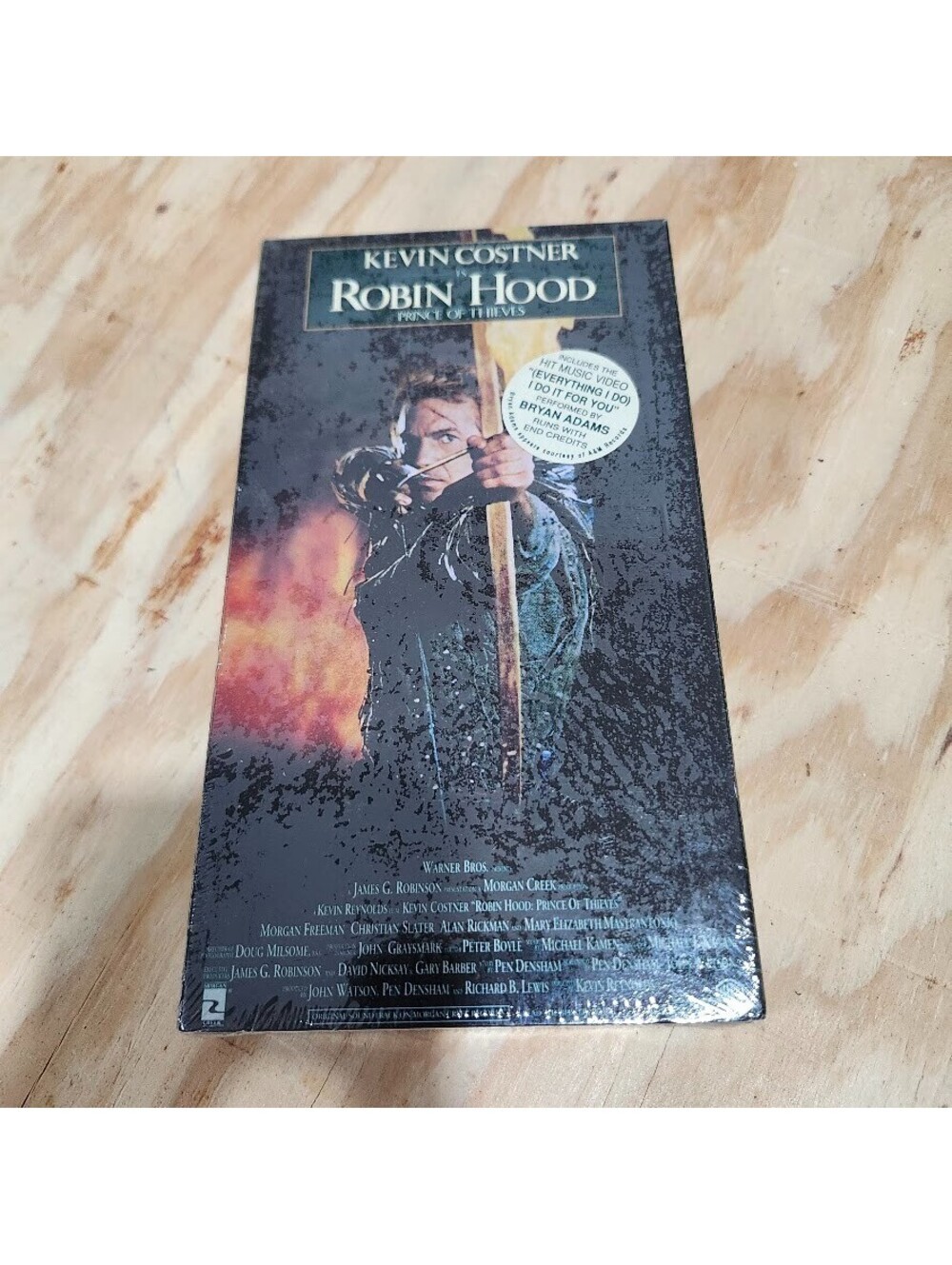 Robin Hood: Prince Of Thieves (VHS, 1991) Kevin Costner-BRAND NEW SEALED